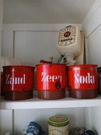 Zand, zeep, soda van mijn oma nog. Rood., Ophalen of Verzenden