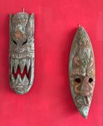 Houten Masker Houtsnijwerk Decoratie Kunstobject Uniek Desig, Ophalen of Verzenden