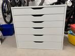 Ikea ALEX Ladeblok, wit, 67x66 cm, Huis en Inrichting, Ophalen, Minder dan 50 cm, 5 laden of meer, Zo goed als nieuw