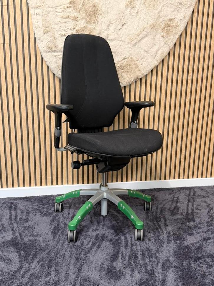 Rh Logic 400 XL bureaustoel zwart (voor maar €395!!), Huis en Inrichting, Bureaustoelen, Gebruikt, Bureaustoel, Zwart, Ophalen of Verzenden