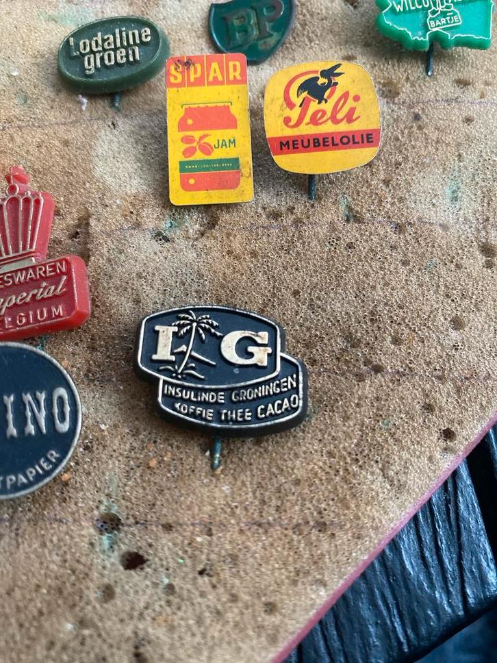 Insulinde Groningen Koffie Thee Cacao Speldje, Verzamelen, Speldjes, Pins en Buttons, Gebruikt, Speldje of Pin, Stad of Land, Ophalen of Verzenden