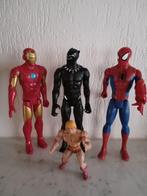 Ironman + Spiderman hasbro merk, Kinderen en Baby's, Speelgoed | Actiefiguren, Verzenden, Zo goed als nieuw