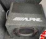 Alpine actieve subwoofer met bass regelaar, Auto diversen, Autospeakers, Ophalen of Verzenden, Zo goed als nieuw