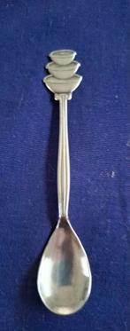 VERZILVERD THEELEPELTJE MET AFBEELDING VAN TUPPERWARE, Ophalen of Verzenden, Overige typen