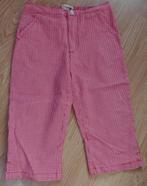 Rood/wit geruite capri broek maat 116 a, Kinderen en Baby's, Meisje, Gebruikt, Ophalen of Verzenden, Broek