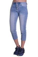 Place du jour capri broek maat 36-38 blauw, Place du Jour, Nieuw, W28 - W29 (confectie 36), Verzenden