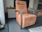 Fauteaul cognac, Ophalen, 75 tot 100 cm, Zo goed als nieuw, 75 tot 100 cm