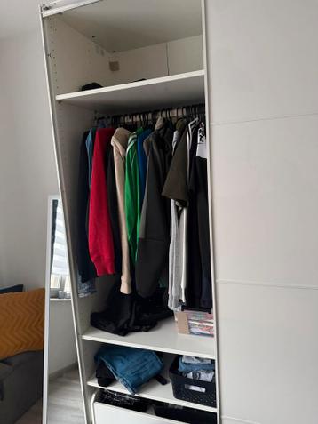 Witte IKEA Pax Kast met Schuifdeuren (3 meter breed) - afbeelding 6