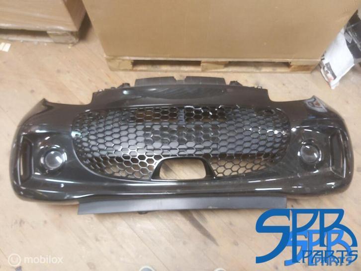 SMART FORTWO W453 EQ FACELIFT Voorbumper ZWART BUMPER > 2020, Auto-onderdelen, Carrosserie en Plaatwerk, Bumper, Smart, Voor, Gebruikt