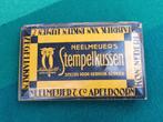 art deco stempelkussen blik Neelmeijer Apeldoorn inkt uiltje, Verzamelen, Blikken, Verzenden, Gebruikt, Overige, Overige merken