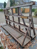 Houten glasbok, Ophalen, Gebruikt