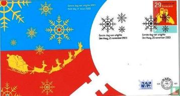 FDC E491 Decemberzegels 2003 NL onbeschreven
 beschikbaar voor biedingen