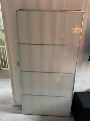 IKEA PAX Schuifdeuren Hoogglans Wit 200x200 - afbeelding 1