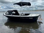 Oud huijzer 575 luxury, Honda 15pk, Watersport en Boten, Sloepen, Benzine, Buitenboordmotor, Polyester, Zo goed als nieuw