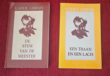 Twee boeken Kahlil Gibran, samen €4.00. beschikbaar voor biedingen