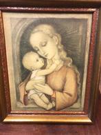Schilderij Hummel Maria met kindje Jezus (43 X 35 cm), Verzamelen, Religie, Gebruikt, Ophalen of Verzenden, Christendom | Katholiek