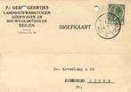 Fa Gebr Geertjes, Beilen - 10.1934 - briefkaart, Postzegels en Munten, Ophalen of Verzenden, Briefkaart