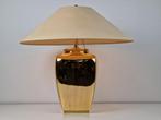 Vintage Asia Fitz tafellamp bladgoud Germany 1980 Regency, Overige materialen, Ophalen of Verzenden, Regency, N