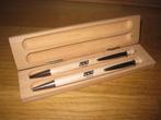 NIEUW. Houten pen-/potloodset in houten bewaardoosje, Ophalen of Verzenden, Nieuw