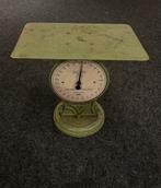 Oude ijzeren pakketweegschaal van station NS, Verzamelen, Ophalen of Verzenden, Gebruikt, Trein