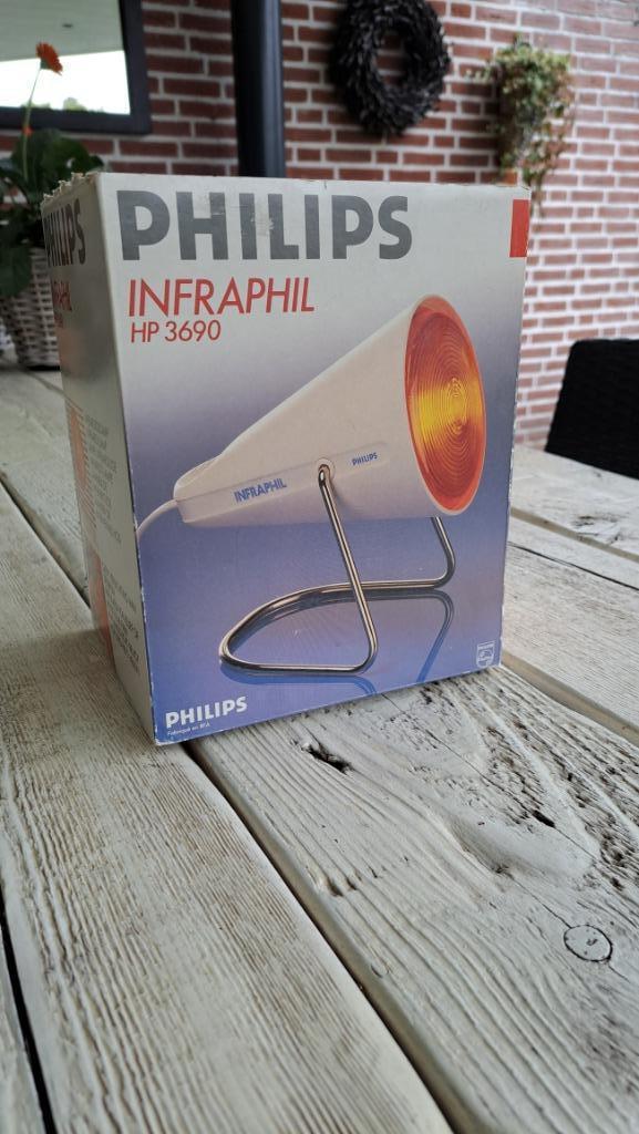 Philips Infraroodlamp Infraphil HP 3690 Vintage, Witgoed en Apparatuur, Persoonlijke-verzorgingsapparatuur, Gebruikt, Overige typen