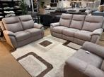Bankstel 3+2+1 elektrische relaxfunctie Direct/Leverbaar, Hout, Minder dan 75 cm, Nieuw, Ophalen of Verzenden