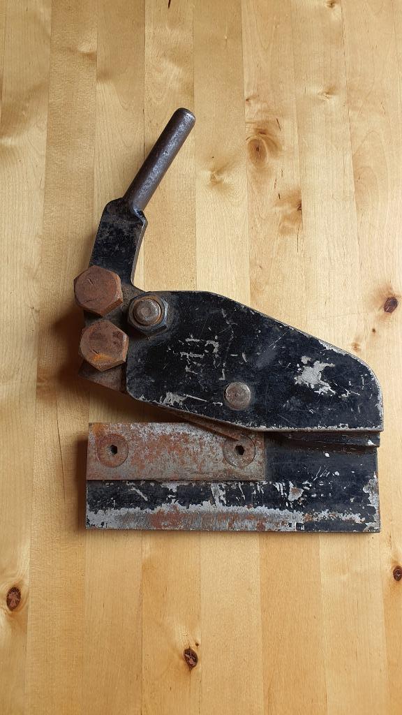 Bankschaar / plaatschaar voor metaal – werkbankmodel, Doe-het-zelf en Verbouw, Gereedschap | Handgereedschap, Gebruikt, Ophalen of Verzenden