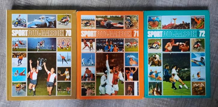 Sportfotojaarboek 1970-71-72, Verzamelen, Sportartikelen en Voetbal, Zo goed als nieuw, Boek of Tijdschrift, Feyenoord, Ophalen of Verzenden