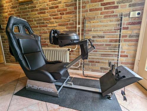 Playseat Revolution Thrustmaster T300 F1 Wheel set Racestuur, Computers en Software, Joysticks, Zo goed als nieuw, Ophalen of Verzenden