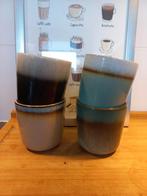 4 mokken mica decorations, Ophalen, Zo goed als nieuw, Overige stijlen, Kop(pen) en/of Schotel(s)