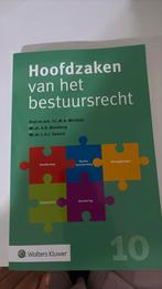 Hoofdzaken van het bestuursrecht, Ophalen of Verzenden, Zo goed als nieuw, Sociale wetenschap