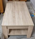 Mooie stevige salontafel, Ophalen, Gebruikt, 100 tot 150 cm, 50 tot 100 cm
