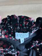 Claudie Pierlot 38 jurkje fluweel z.g.a.n., Kleding | Dames, Zwart, Claudie Pierlot, Ophalen of Verzenden, Zo goed als nieuw