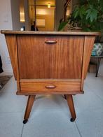 Midcentury vintage kastje op wieltjes, Huis en Inrichting, Kasten | Overige, Ophalen, Gebruikt