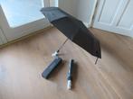 FAMSON Storm paraplu Parasol automatisch op,- en uitvouwbaar, Ophalen of Verzenden, Nieuw, Zwart