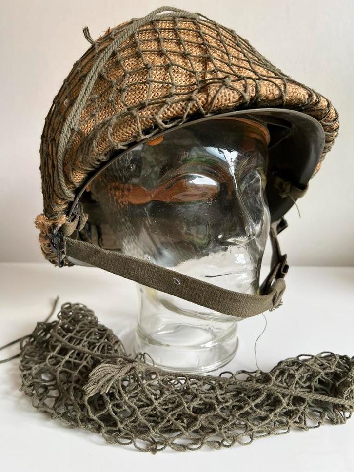 Nederlandse Legerhelm Buitenhelm en Binnenhelm Jaren 80, Verzamelen, Militaria | Algemeen, Landmacht, Nederland, Ophalen of Verzenden