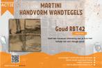 Gouden Handvorm Wandtegels | Vanaf €40 / m² | Meerdere Maten, Nieuw, Wandtegels, Keramiek, Ophalen of Verzenden