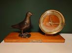 Vintage Klok met Duif - Uniek Decoratie Stuk, Antiek en Kunst, Antiek | Klokken, Ophalen of Verzenden