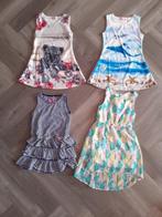 Set Zomer Jurken 4x, Maat 116, Ophalen of Verzenden, Gebruikt, Meisje, Jurk of Rok