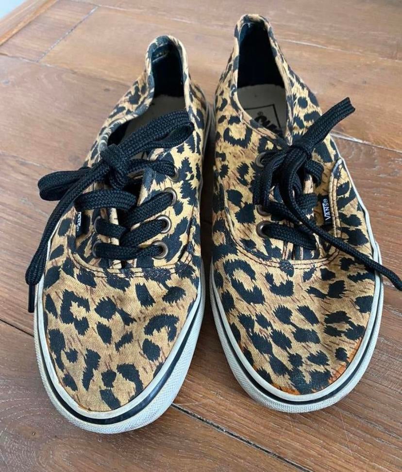 Vans panterprint maat 8.5, Kleding | Dames, Schoenen, Bruin, Ophalen of Verzenden, Sneakers of Gympen, Zo goed als nieuw