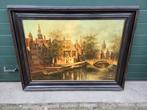 Zeer mooi schilderij van de stad Delft, Antiek en Kunst, Kunst | Schilderijen | Klassiek, Ophalen
