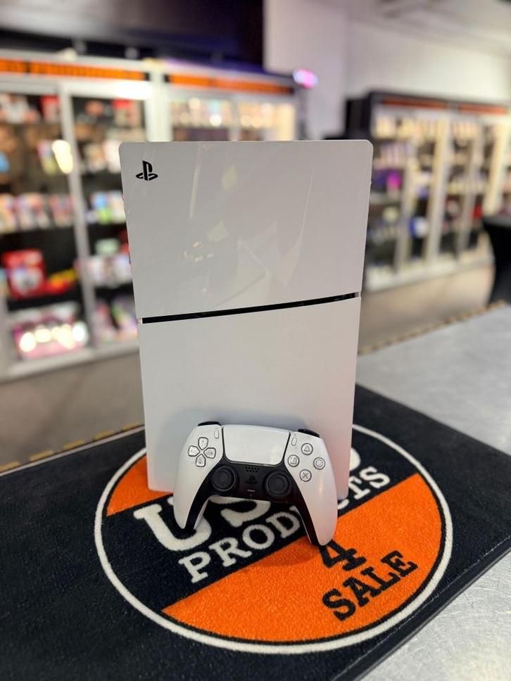 Playstation 5 Slim Disc 1TB met 1 controller € 474,99, Spelcomputers en Games, Spelcomputers | Sony PlayStation 5, Zo goed als nieuw