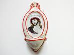 Wijwaterbakje Jezus Ecce Homo porselein Ceramic Maastricht, Ophalen of Verzenden