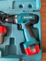 Makita boormachine met 2 accu’s in koffer, Minder dan 400 watt, Zo goed als nieuw, Ophalen, Boor- en Schroefmachine