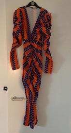 Oranje jurk met blauwe stippen COPPEROSE, Verzenden, Gedragen, Oranje