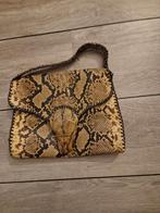 Vintage Slangenprint Tas, Ophalen of Verzenden, Handtas