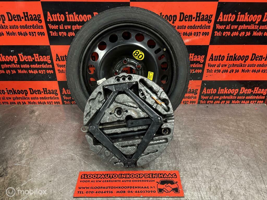 Opel Saab | Thuiskomer + Krikset | 5x110 | T125/70/R16 |, Auto-onderdelen, Banden en Velgen, Gebruikt, Ophalen of Verzenden