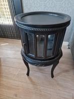 Ronde vritinekastje, Huis en Inrichting, Ophalen, Minder dan 100 cm, 25 tot 50 cm, Glas