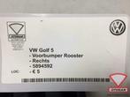 vw golf 5 voorbumper rooster rechts nieuw! 5894592, Volkswagen, Volkswagen AG, Rechts, Nieuw