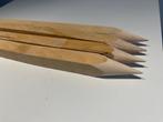 Vurenhout piketpaal vuren Heipiket 25x25x400mm, 25 tot 50 mm, Overige typen, Nieuw, Ophalen of Verzenden